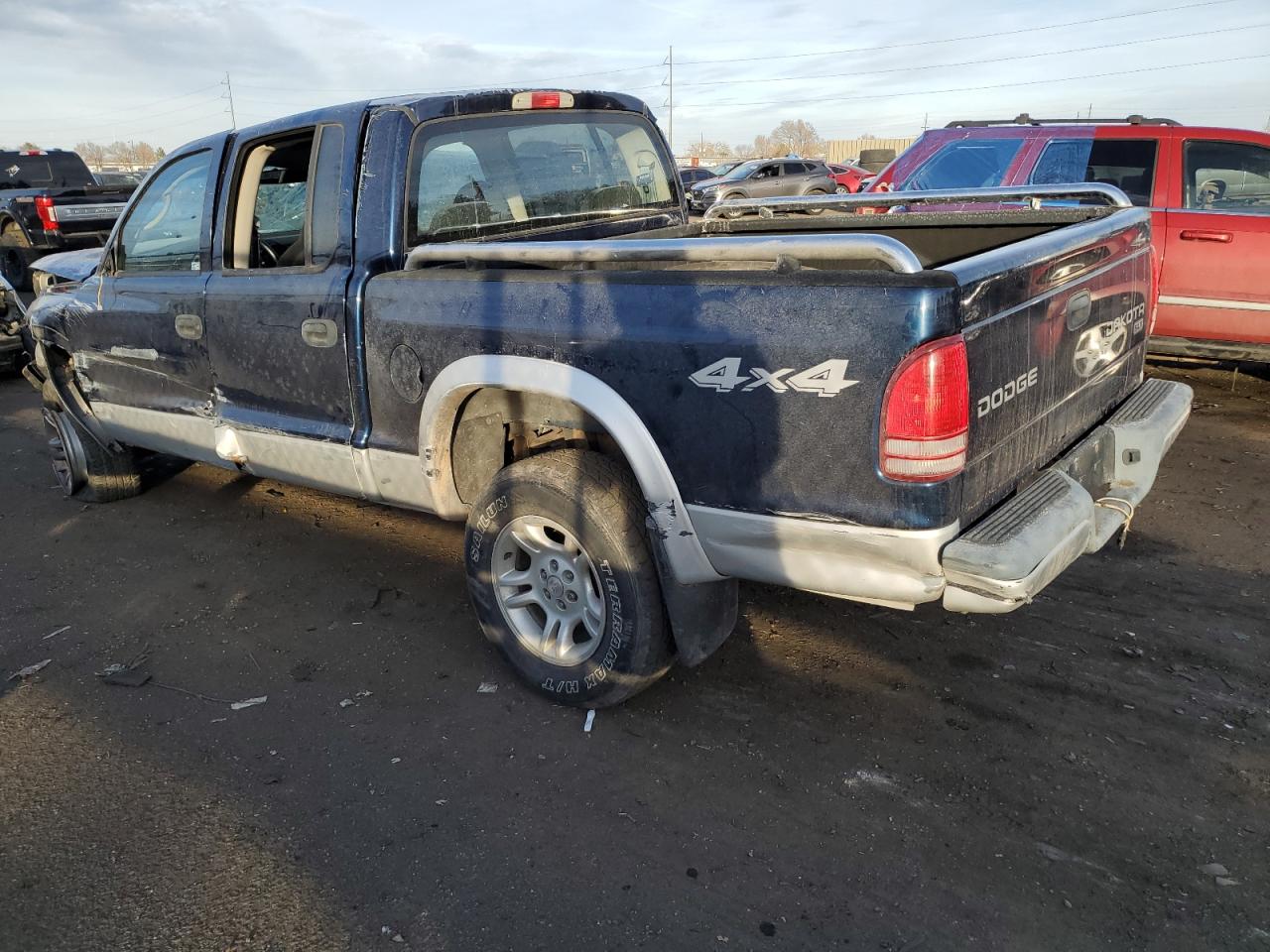 Image 2 of 2004 DODGE DAKOTA QUAD SLT 2004 with VIN 1D7HG48N14S691383