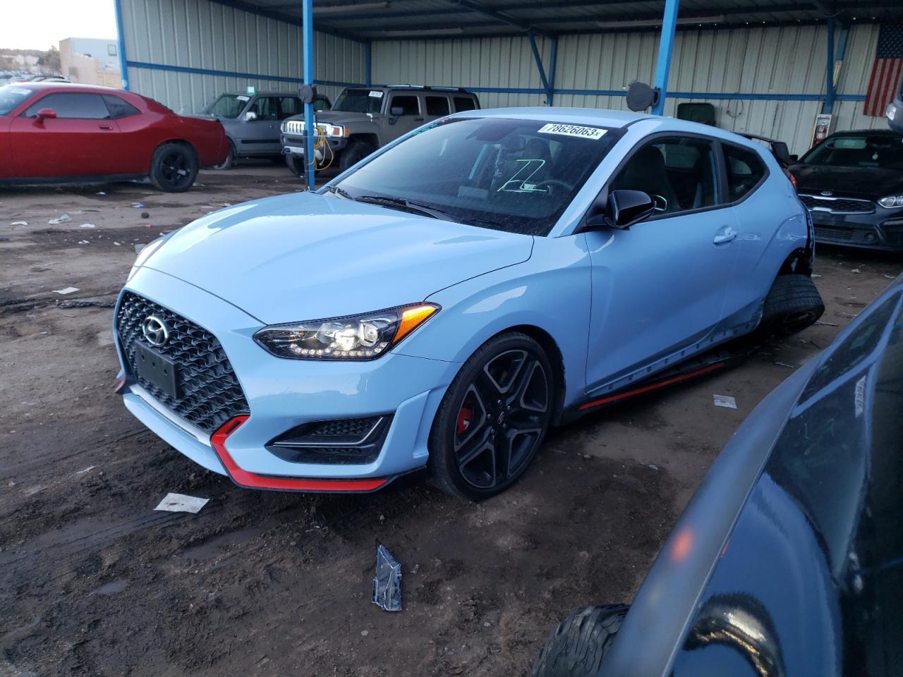 Изображение 1 2022 HYUNDAI VELOSTER N  2022 с VIN KMHT36AH6NU015500