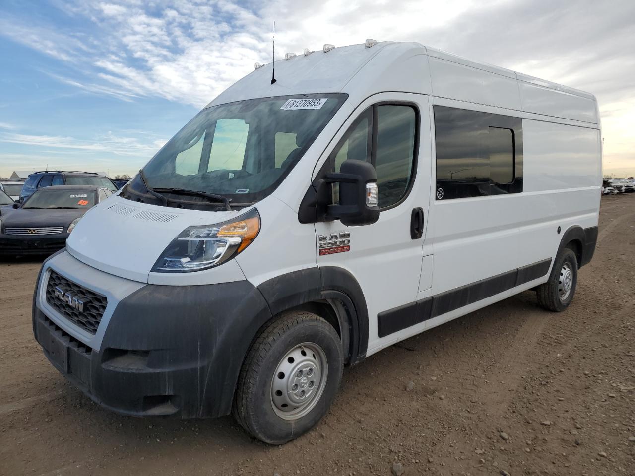 Image 2 of 2021 RAM PROMASTER 2500 2500 HIGH 2021 with VIN 3C6LRVDG5ME523381