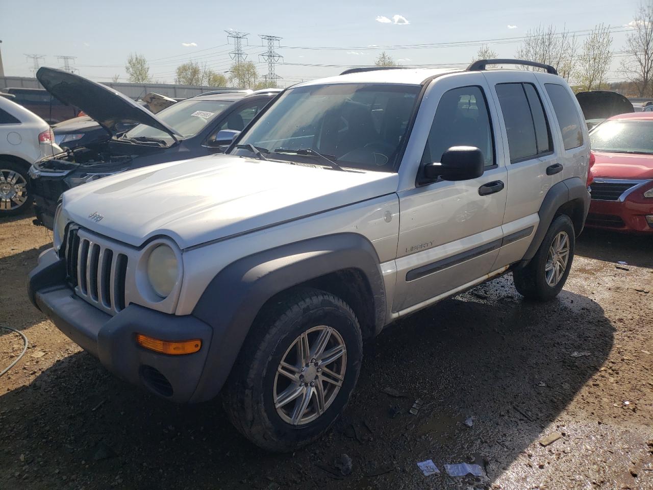 Изображение 1 2004 JEEP LIBERTY SPORT 2004 с VIN 1J4GL48K24W213158