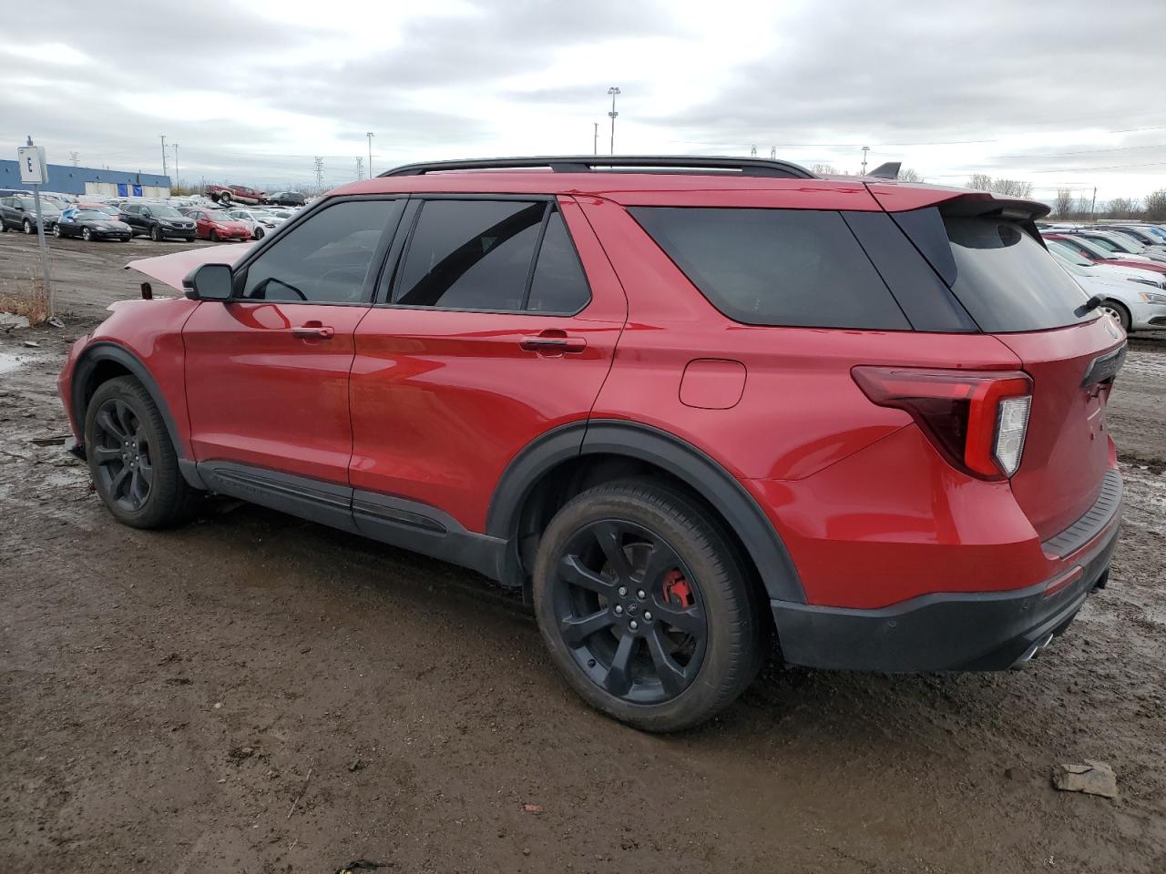 Изображение 2 2022 FORD EXPLORER ST 2022 с VIN 1FM5K8GC1NGA28964