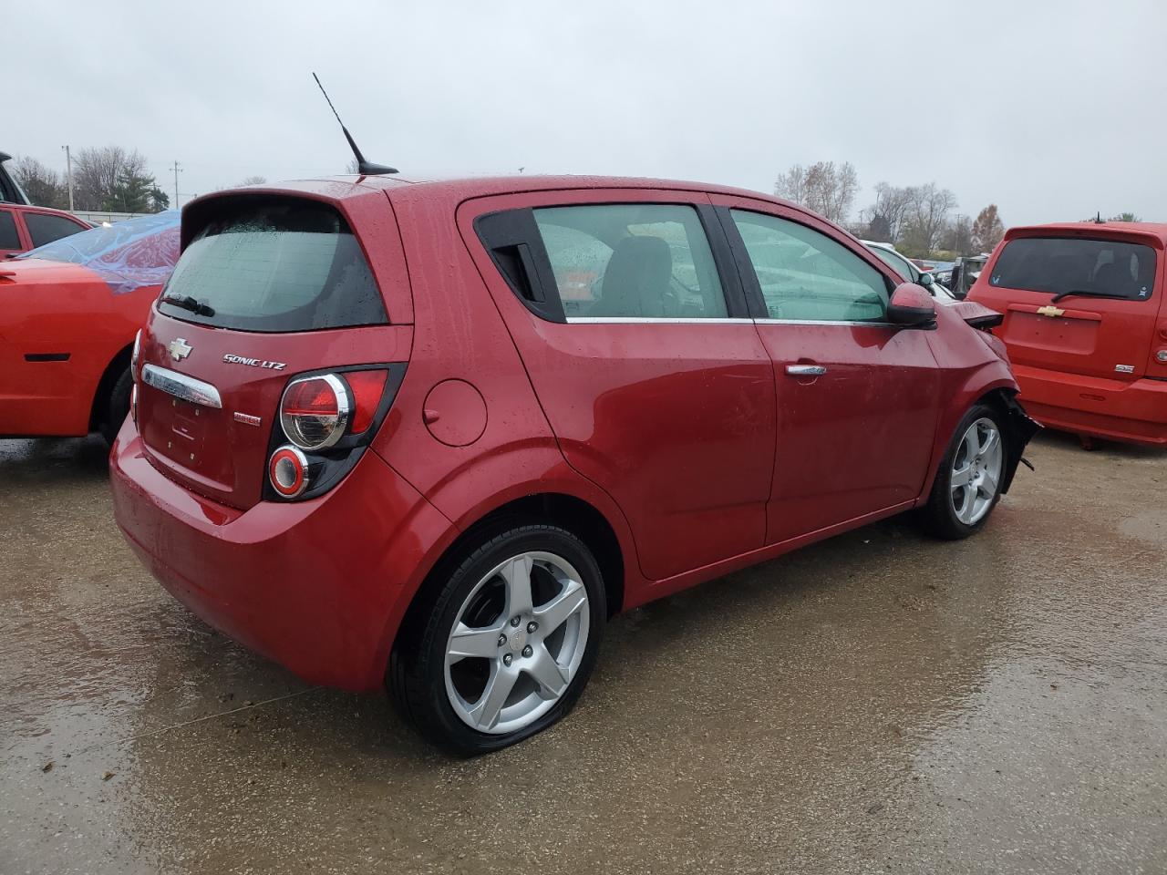 Image 3 of 2014 CHEVROLET SONIC LTZ 2014 with VIN 1G1JE6SB9E4191577