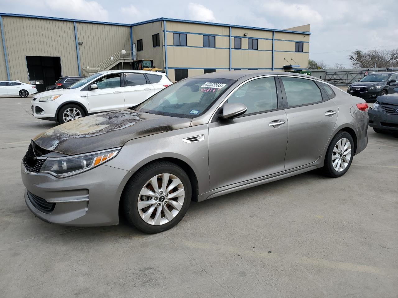 Image 1 of 2016 KIA OPTIMA EX 2016 with VIN 5XXGU4L34GG092626
