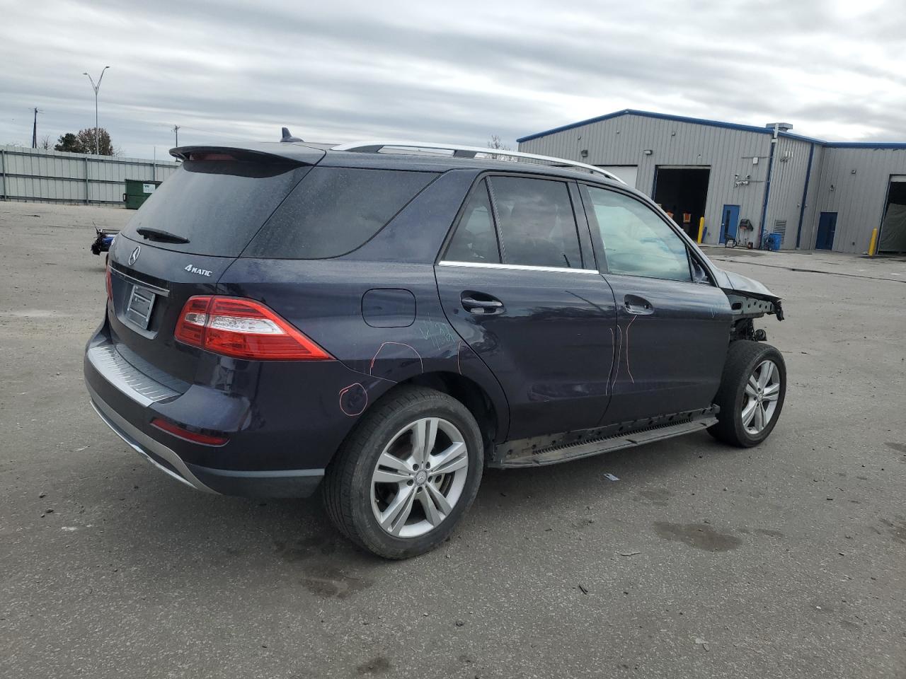 Image 3 of 2012 MERCEDES-BENZ ML 350 4MATIC 2012 with VIN 4JGDA5HB8CA033808