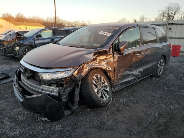 Image 1 of 2021 HONDA ODYSSEY EXL 2021 with VIN 5FNRL6H7XMB008603