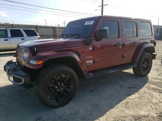 Image 1 of 2021 JEEP WRANGLER UNLIMITED SAHARA 4XE 2021 with VIN 1C4JJXP62MW749552