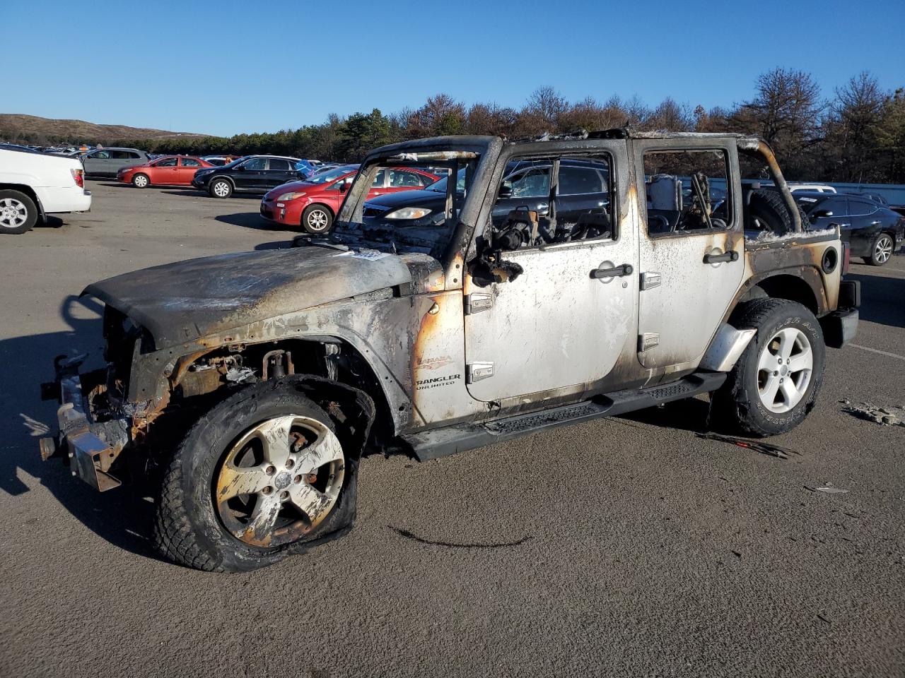 Image 1 of 2008 JEEP WRANGLER UNLIMITED SAHARA 2008 with VIN 1J8GA59128L552431