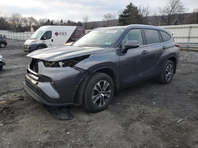 Image 1 of 2021 TOYOTA HIGHLANDER XLE 2021 with VIN 5TDGZRBH4MS072687