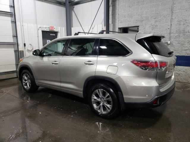 Image 2 of 2015 TOYOTA HIGHLANDER LE 2015 with VIN 5TDBKRFHXFS211877