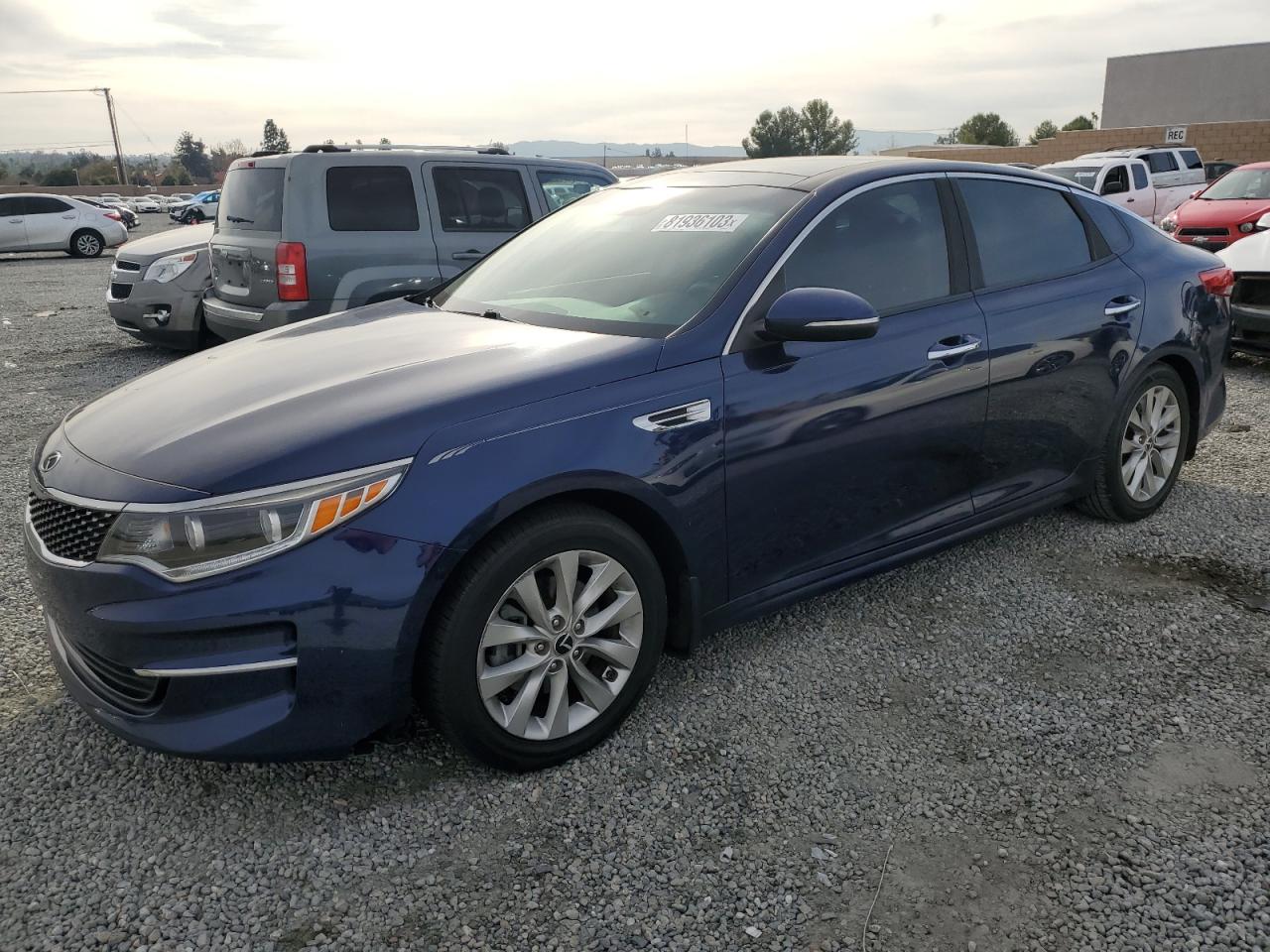 Image 1 of 2016 KIA OPTIMA EX 2016 with VIN 5XXGU4L37GG067283