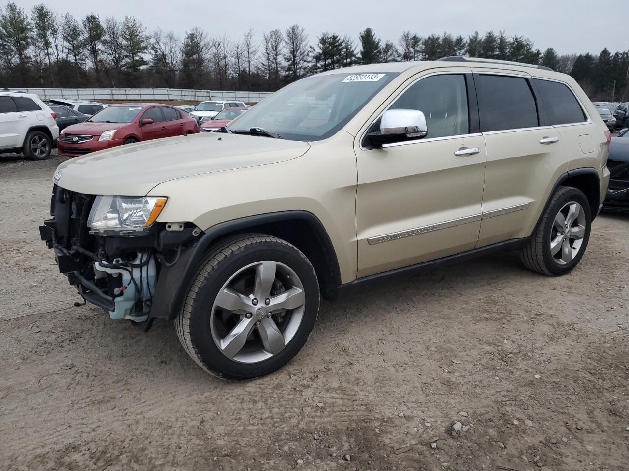 Image 1 of 2011 JEEP GRAND CHEROKEE OVERLAND 2011 with VIN 1J4RR6GT1BC629116