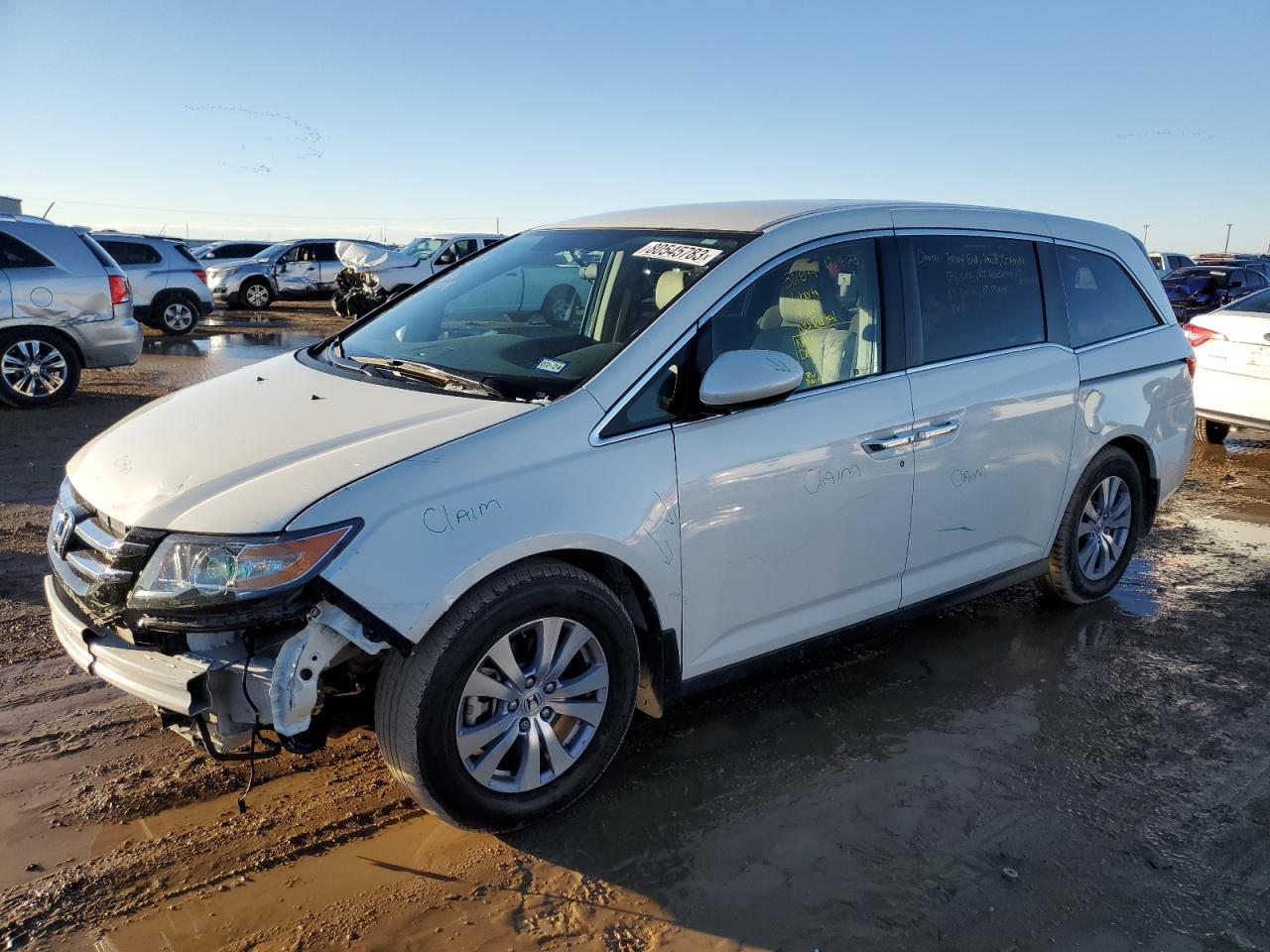 Image 1 of 2016 HONDA ODYSSEY SE 2016 with VIN 5FNRL5H35GB168738