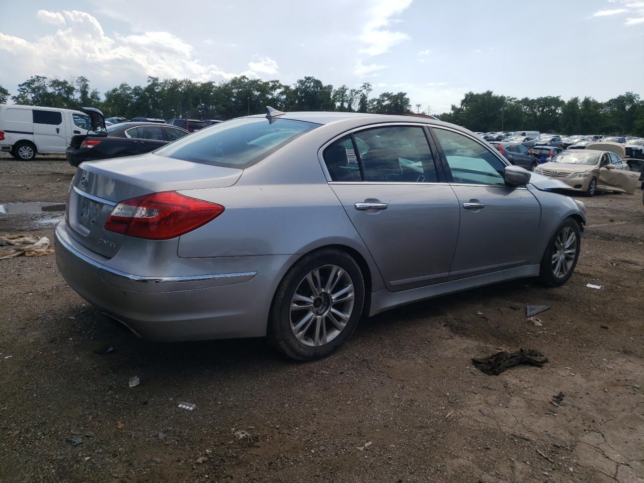 Image 3 of 2012 HYUNDAI GENESIS 3.8L 2012 with VIN KMHGC4DD2CU199006