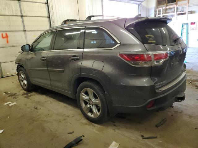 Изображение 2 2015 TOYOTA HIGHLANDER LIMITED 2015 с VIN 5TDDKRFH9FS216934