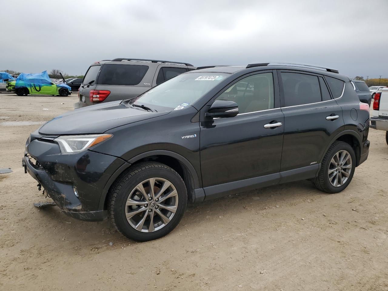 Image 1 of 2018 TOYOTA RAV4 HV LIMITED 2018 with VIN JTMDJREV0JD218473