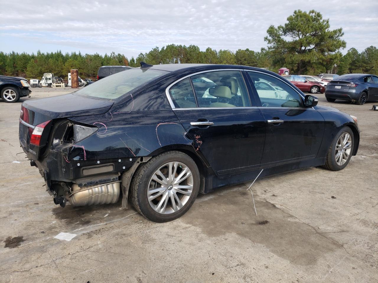 Изображение 3 2012 HYUNDAI GENESIS 3.8L 2012 с VIN KMHGC4DD5CU206658