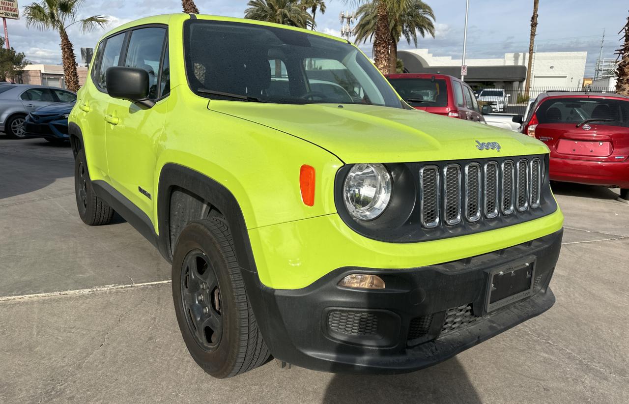 Image 1 of 2018 JEEP RENEGADE SPORT 2018 with VIN ZACCJBAB5JPJ48093