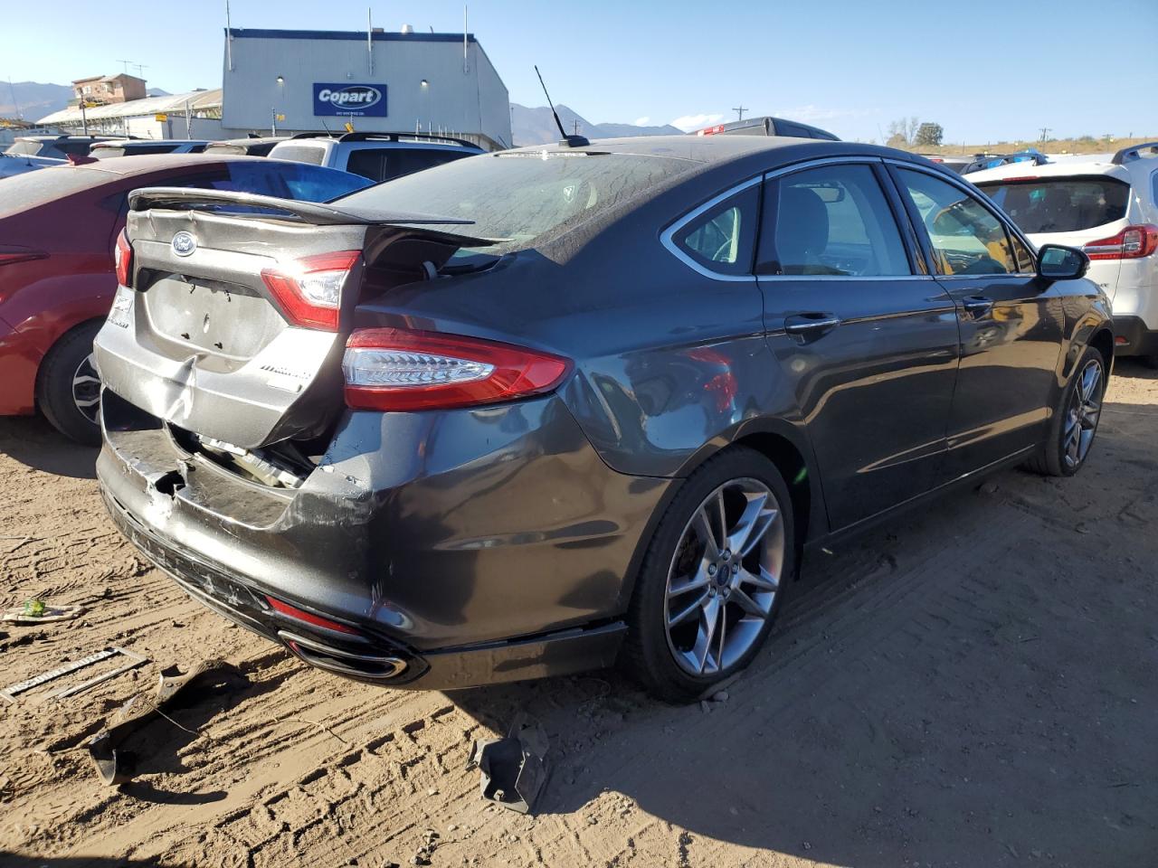 Image 3 of 2016 FORD FUSION TITANIUM 2016 with VIN 3FA6P0K90GR131365