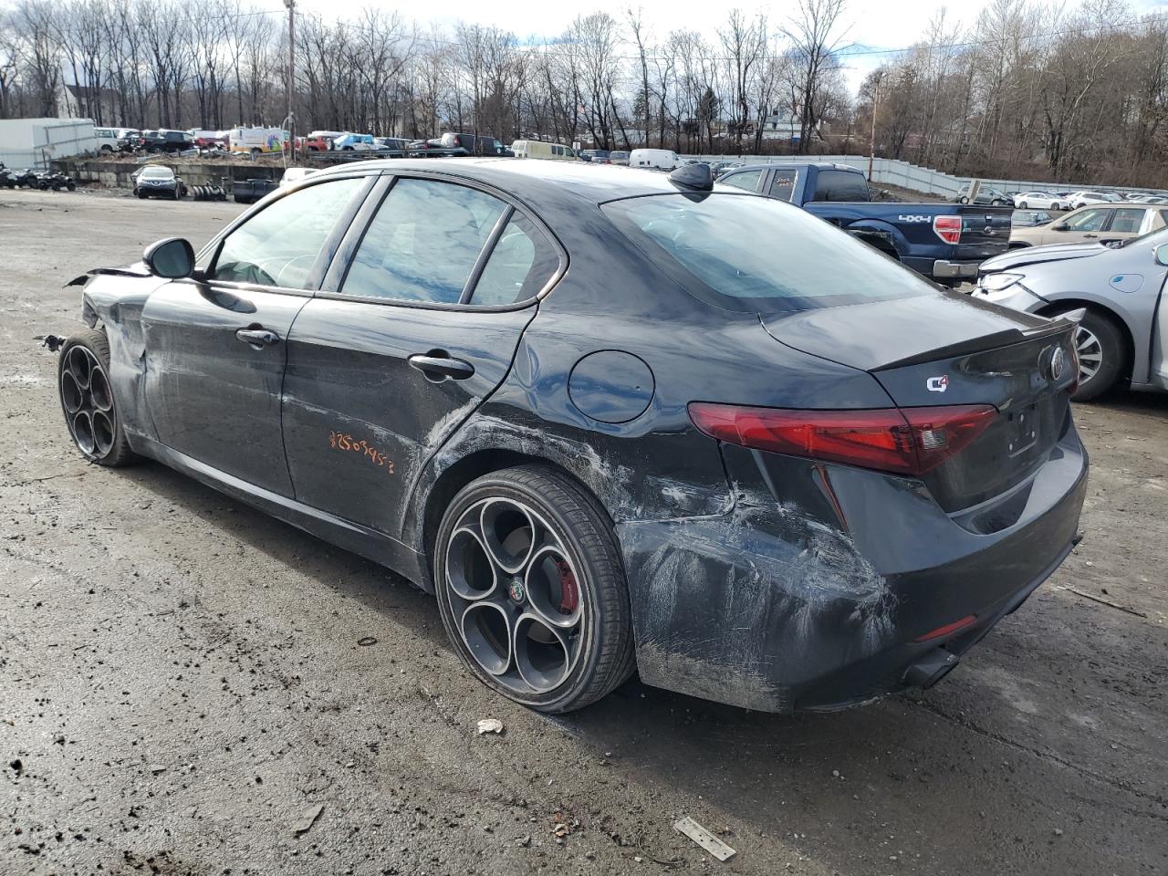 Image 2 of 2021 ALFA ROMEO GIULIA TI 2021 with VIN ZARFANBN9M7641017
