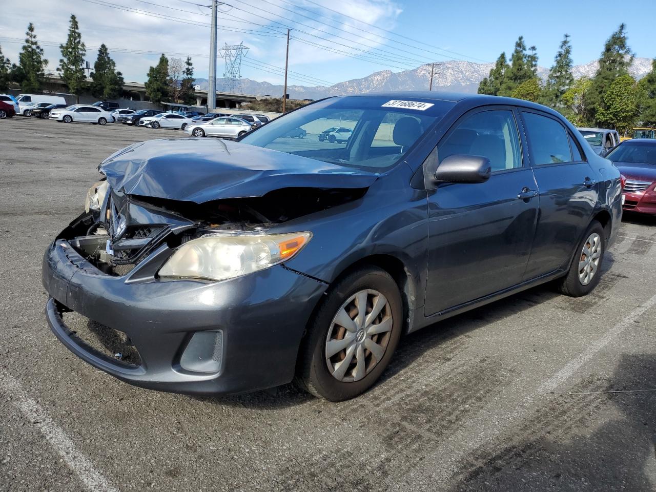 Image 1 of 2011 TOYOTA COROLLA BASE 2011 with VIN JTDBU4EE9BJ091243