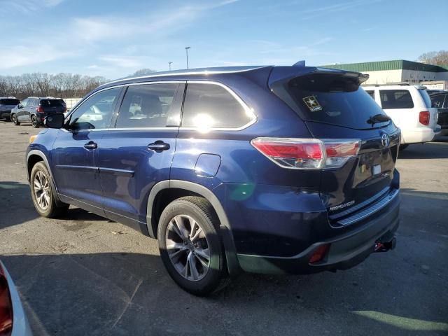 Obraz 2 z 2014 TOYOTA HIGHLANDER XLE 2014 z VIN 5TDJKRFH5ES027294