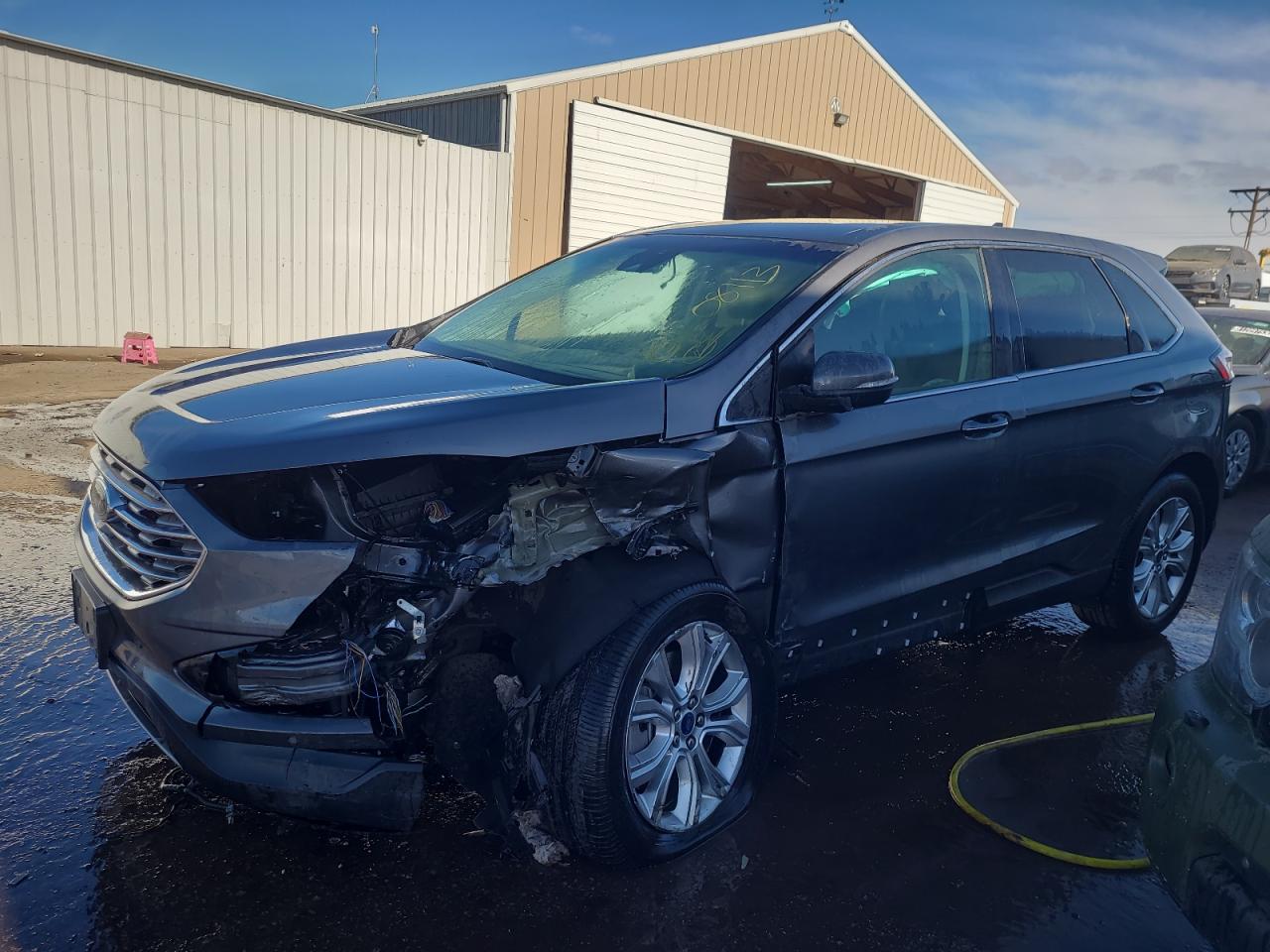 Image 1 of 2022 FORD EDGE TITANIUM 2022 with VIN 2FMPK4K91NBA10064