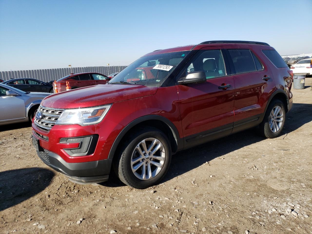 Image 1 of 2017 FORD EXPLORER  2017 with VIN 1FM5K8BH4HGA33566