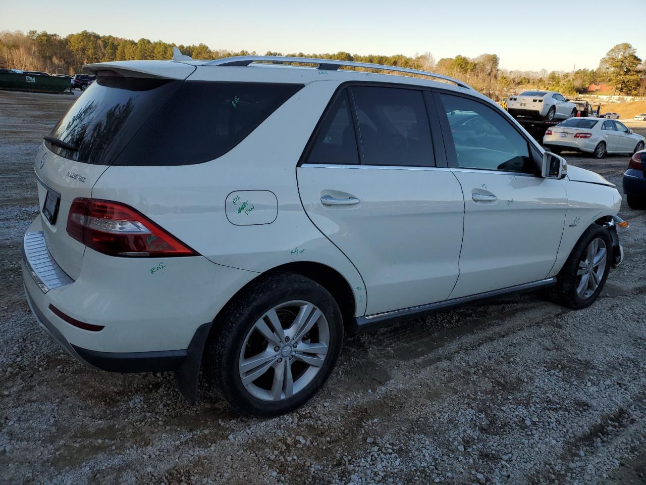 Image 3 of 2012 MERCEDES-BENZ ML 350 BLUETEC 2012 with VIN 4JGDA2EBXCA010775