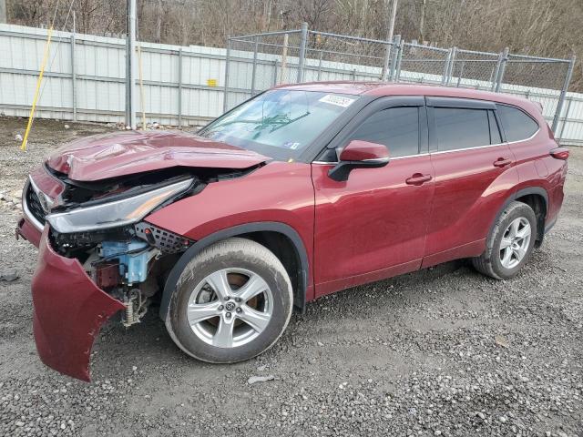 Image 1 of 2021 TOYOTA HIGHLANDER L 2021 with VIN 5TDBZRBHXMS154126