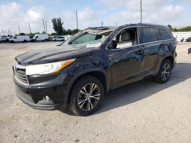 Obraz 1 z 2016 TOYOTA HIGHLANDER XLE 2016 z VIN 5TDKKRFH8GS501603