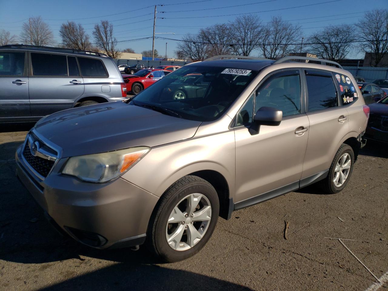 Obraz 1 z 2014 SUBARU FORESTER 2.5I PREMIUM 2014 z VIN JF2SJAEC7EH474486
