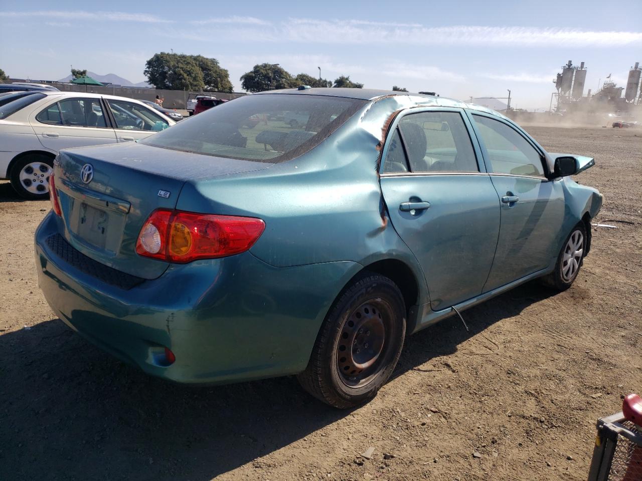 Image 3 of 2009 TOYOTA COROLLA BASE 2009 with VIN 2T1BU40E09C105897