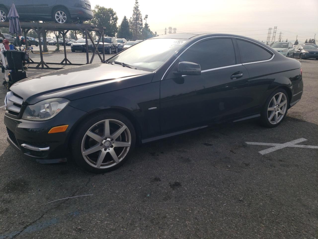 Image 1 of 2012 MERCEDES-BENZ C 250 2012 with VIN WDDGJ4HB9CF821243