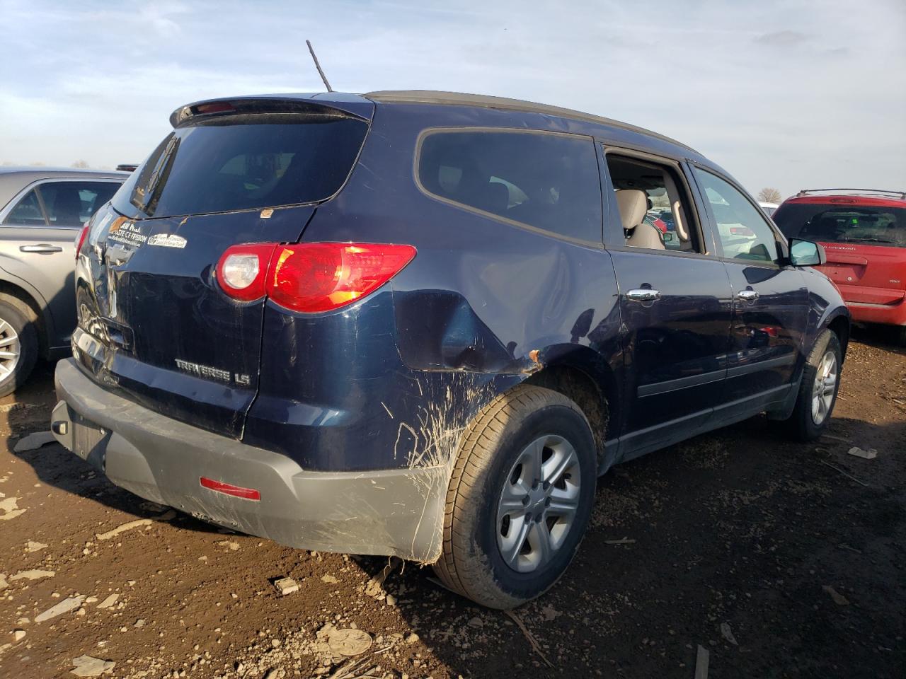 Image 3 of 2012 CHEVROLET TRAVERSE LS 2012 with VIN 1GNKVFED5CJ152774