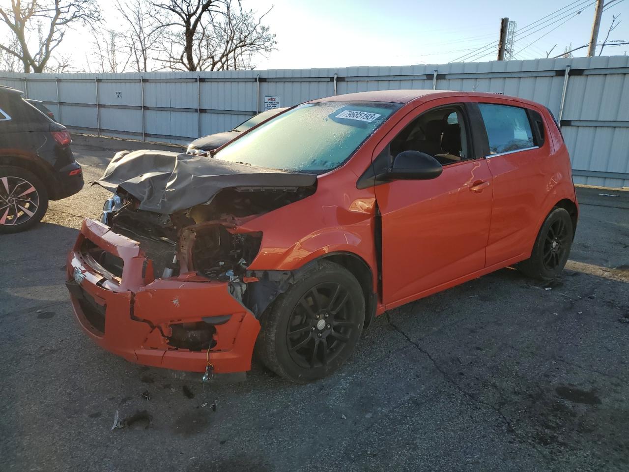 Image 1 of 2013 CHEVROLET SONIC LT 2013 with VIN 1G1JD6SB0D4164575