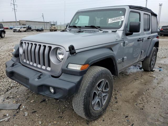 Image 1 of 2020 JEEP WRANGLER UNLIMITED SPORT 2020 with VIN 1C4HJXDG0LW241526