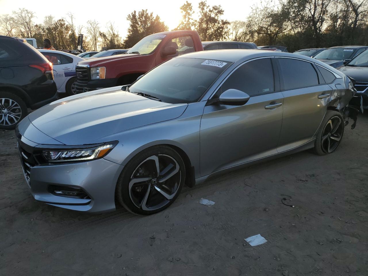 Image 1 of 2019 HONDA ACCORD SPORT 2019 with VIN 1HGCV1F35KA092985