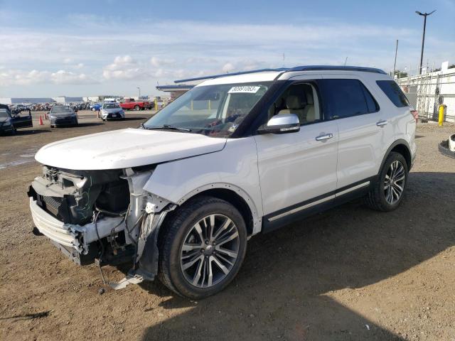 Image 1 of 2018 FORD EXPLORER PLATINUM 2018 with VIN 1FM5K8HT7JGC94255