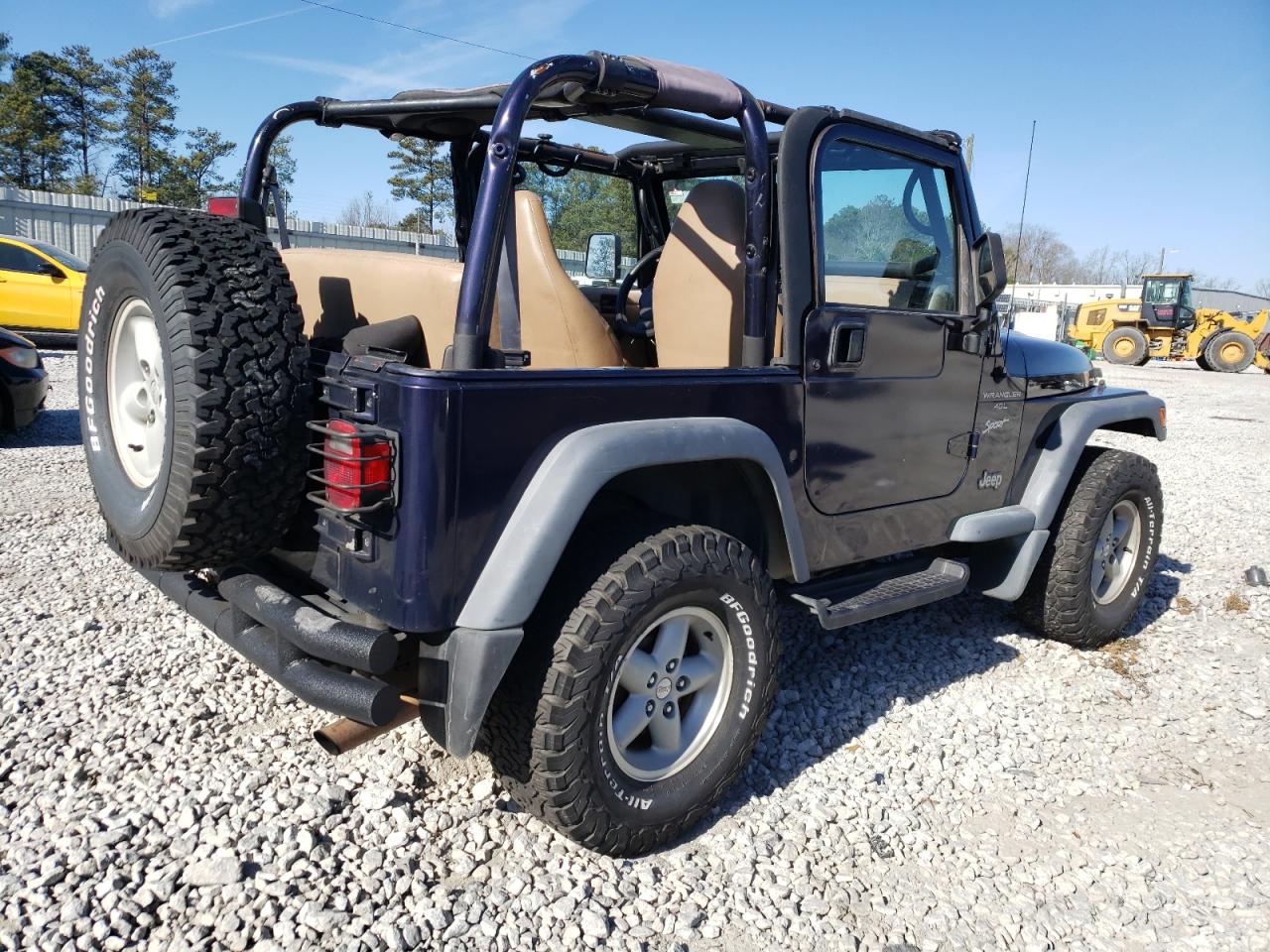 Image 3 of 1999 JEEP WRANGLER / TJ SPORT 1999 with VIN 1J4FY19S6XP458747