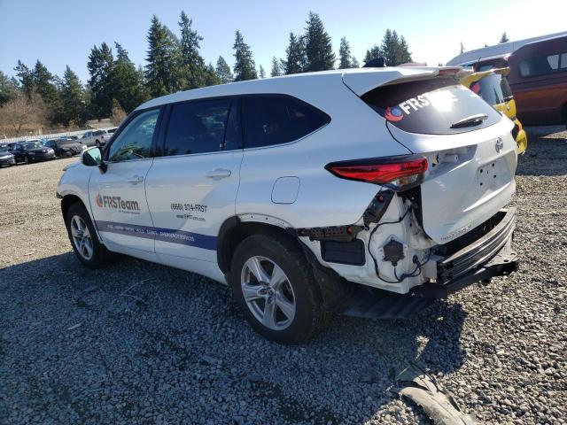 Image 2 of 2022 TOYOTA HIGHLANDER L 2022 with VIN 5TDBZRBH9NS180122