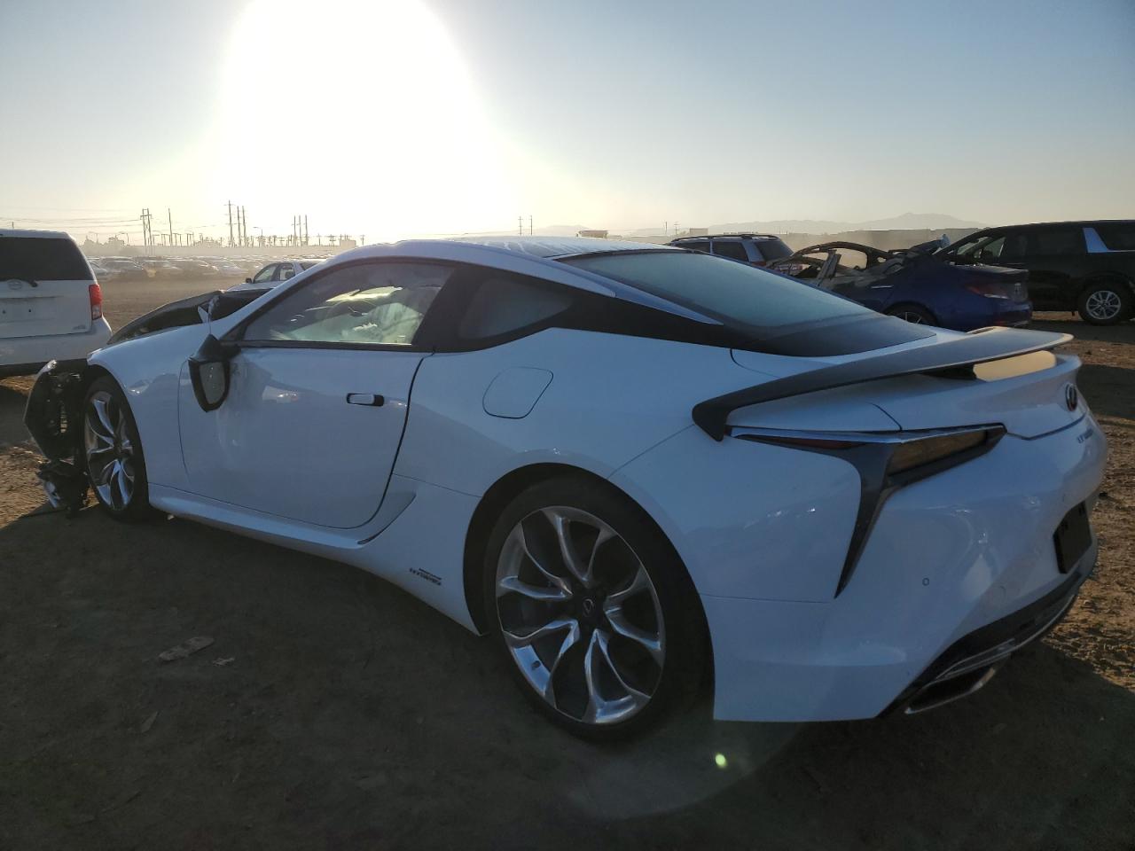 Image 2 of 2022 LEXUS LC 500H 2022 with VIN JTHLY5AY7NA002237