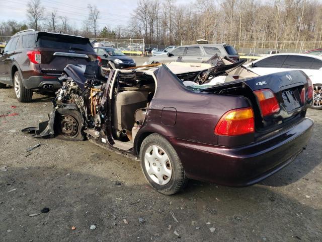 Image 2 of 2000 HONDA CIVIC EX 2000 with VIN 1HGEJ8645YL027170