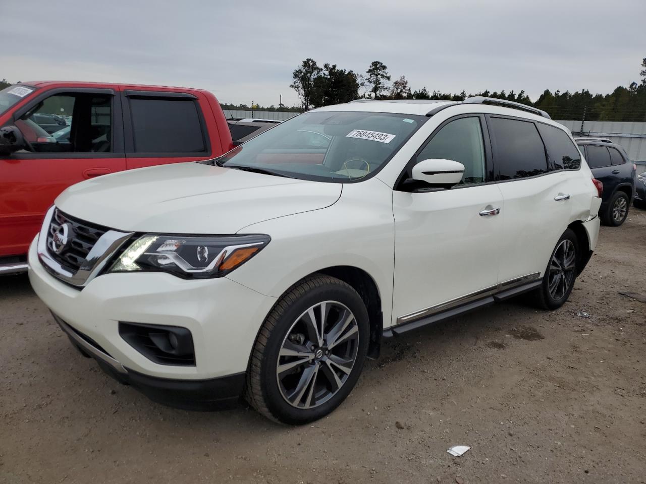 Image 1 of 2020 NISSAN PATHFINDER PLATINUM 2020 with VIN 5N1DR2DM7LC638406