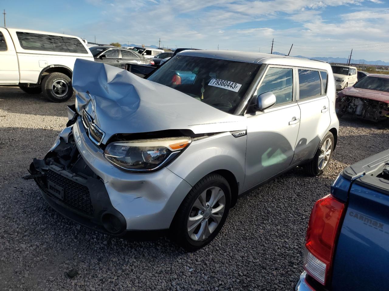 Image 1 of 2015 KIA SOUL + 2015 with VIN KNDJP3A5XF7754650