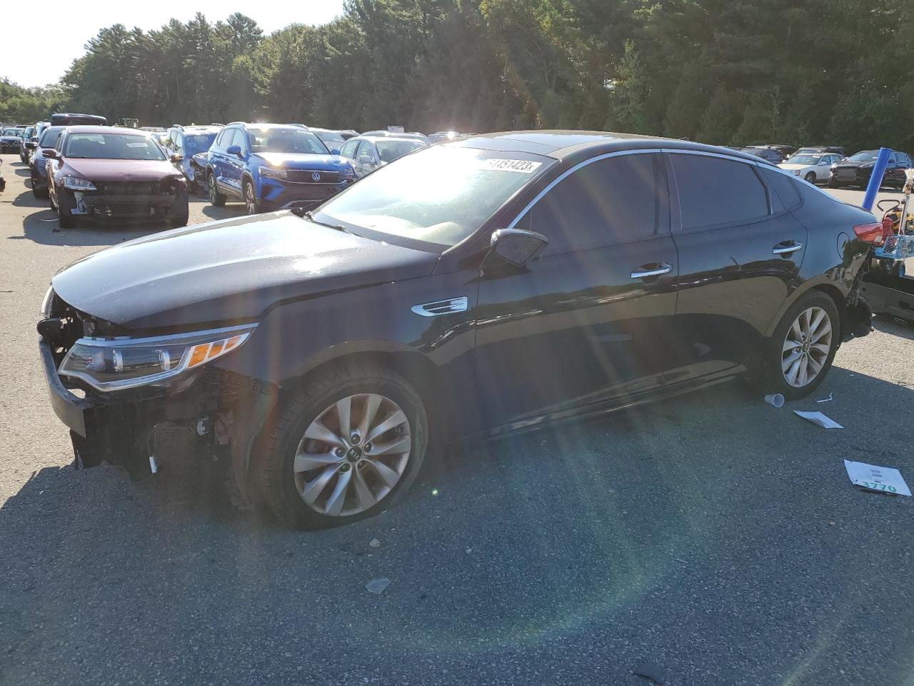 Image 1 of 2016 KIA OPTIMA EX 2016 with VIN 5XXGU4L38GG086814