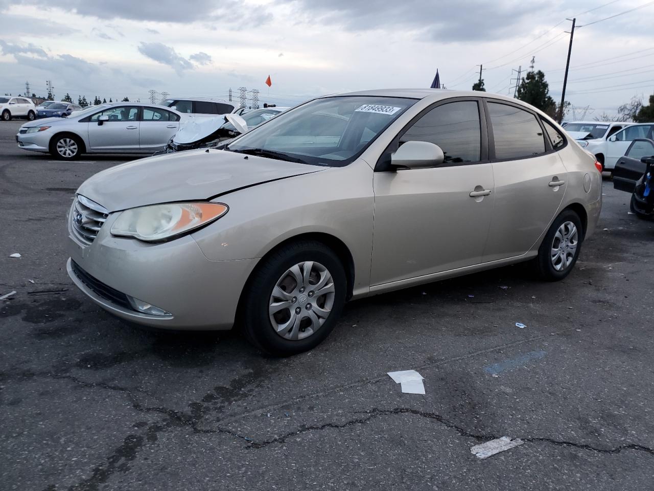 Obraz 1 z 2010 HYUNDAI ELANTRA BLUE 2010 z VIN KMHDU4AD6AU122057