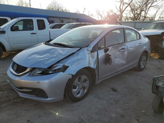 Image 1 of 2013 HONDA CIVIC LX 2013 with VIN 19XFB2F58DE059877