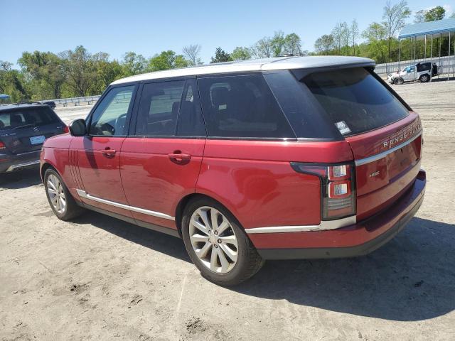 Image 2 of 2014 LAND ROVER RANGE ROVER HSE 2014 with VIN SALGS2WF2EA175747