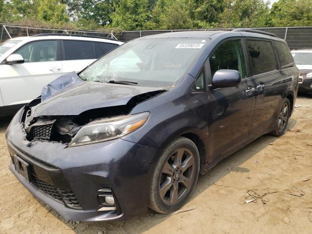 Image 1 of 2018 TOYOTA SIENNA SE 2018 with VIN 5TDXZ3DC1JS927078
