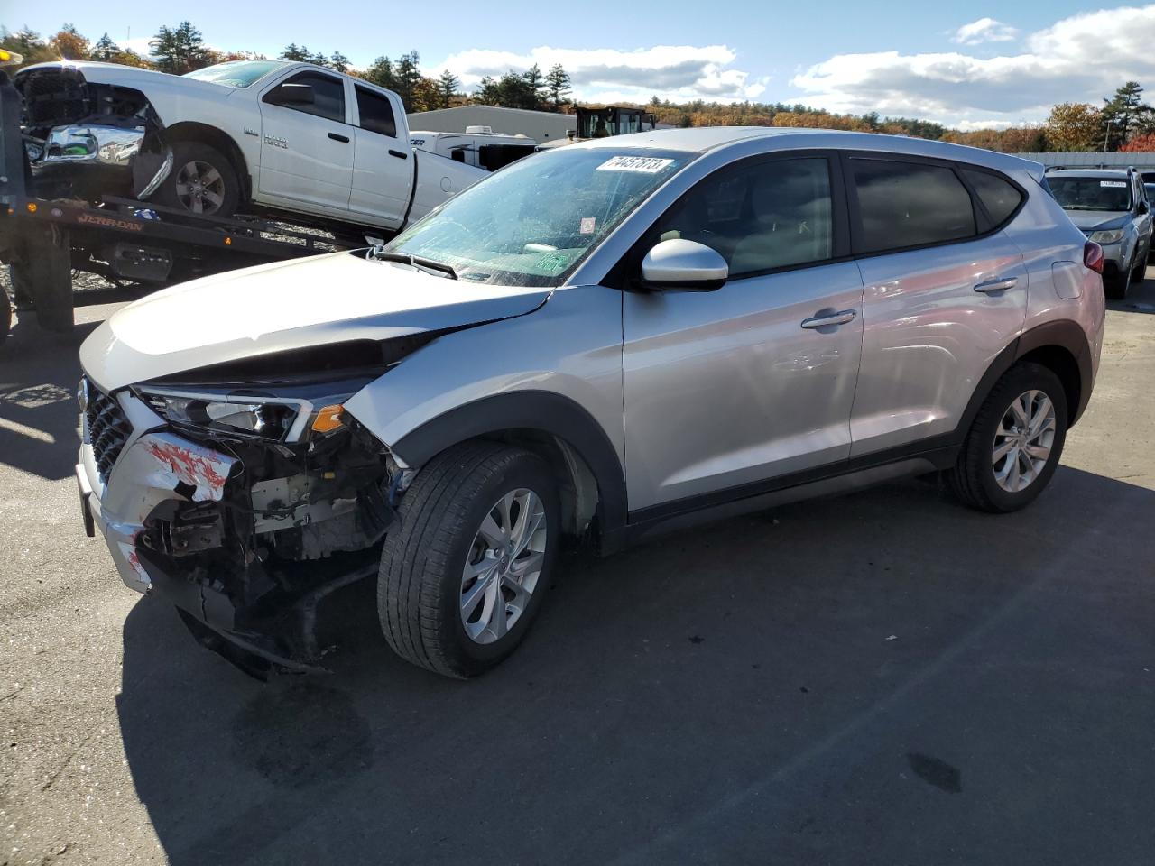 Image 1 of 2019 HYUNDAI TUCSON SE 2019 with VIN KM8J2CA43KU887215